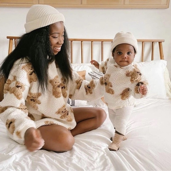 Mommy & Me teddy fleece - Picture 3 of 3